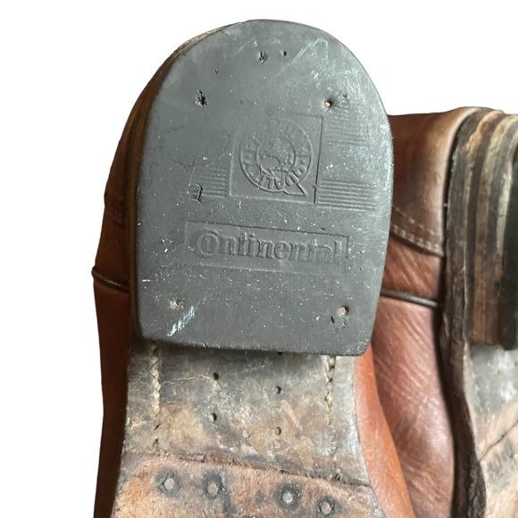 Continental Mens Cowboy Boots Brown Leather - Picture 9 of 13